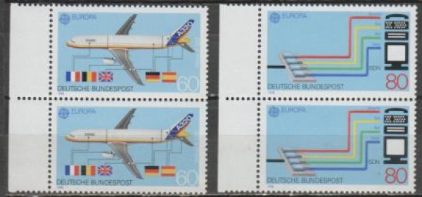 NSR 1367 / 1368 pár - svisle ** - 1988